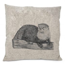 Geoff the Otter Cushion