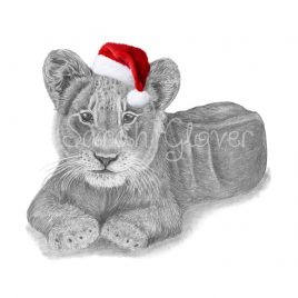 Christmas Lion Cub
